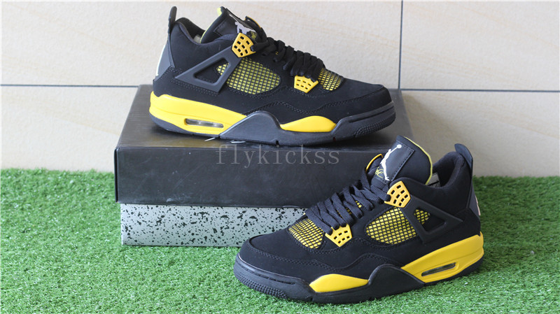 Authentic Air Jordan 4 Retro Thunder